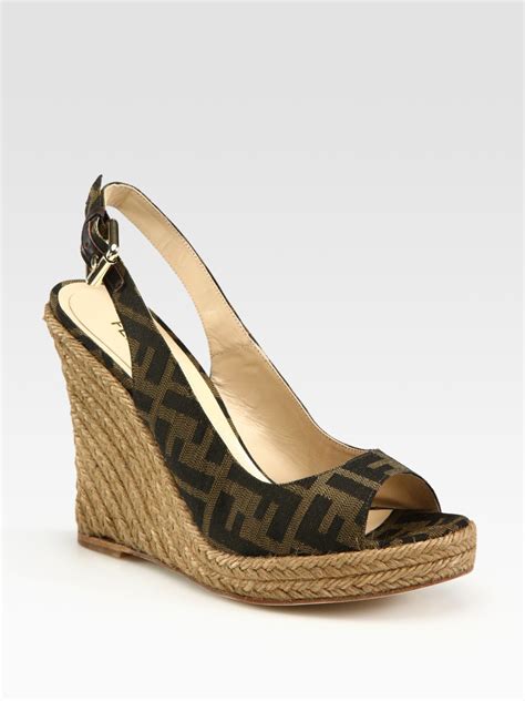 fendi womens wedges|fendi women' s wedge pumps.